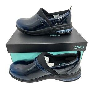 INFINITY BY CHEROKEE Women's Comfort Shoes Stride Midnight Magic Patent 7.5New‎